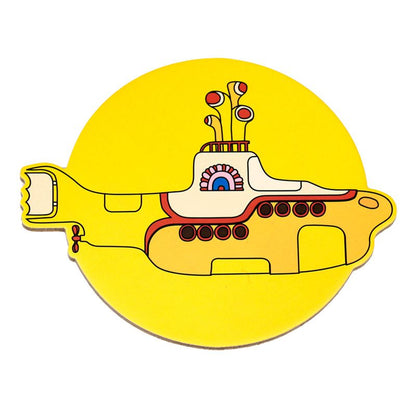 Lot de 4 Dessous de Verre - The Beatles Yellow Submarine