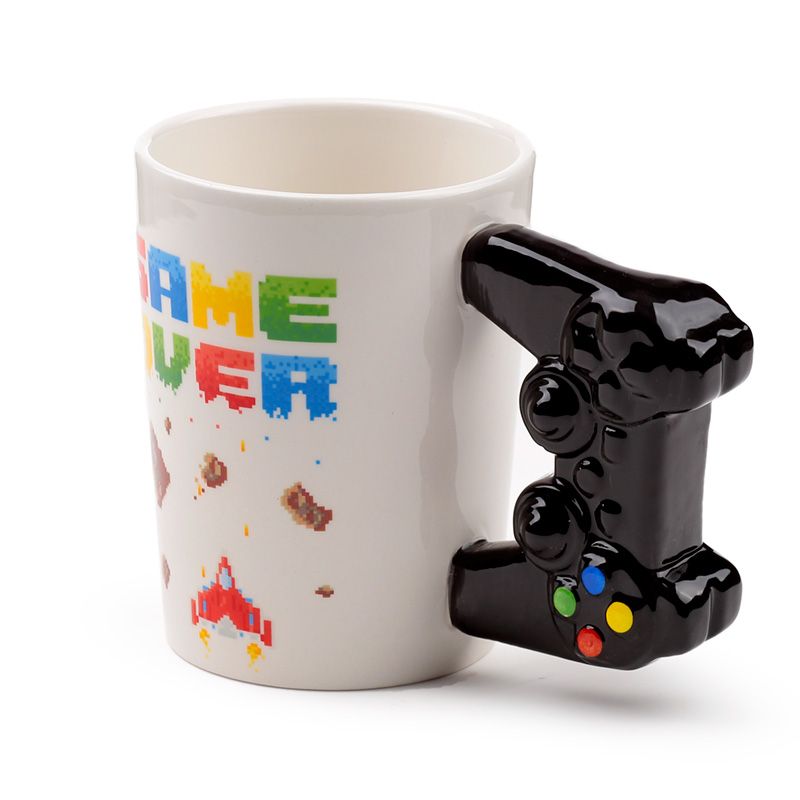 Tasse / Mug à Anse manette de jeu Game Over Pixellisé