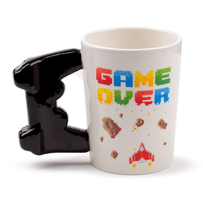 Tasse / Mug à Anse manette de jeu Game Over Pixellisé