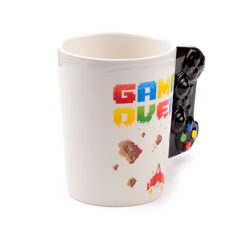 Tasse / Mug à Anse manette de jeu Game Over Pixellisé