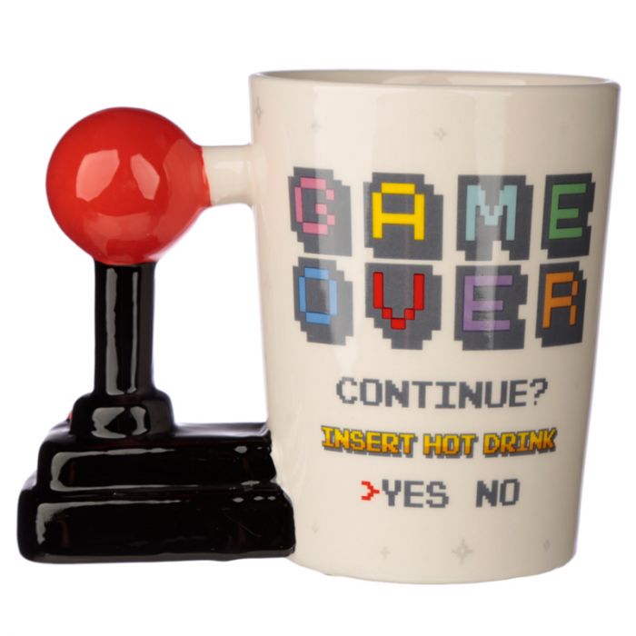 Mug à Anse Décorée Game Over - Jeu Vidéo Joystick & Arcade