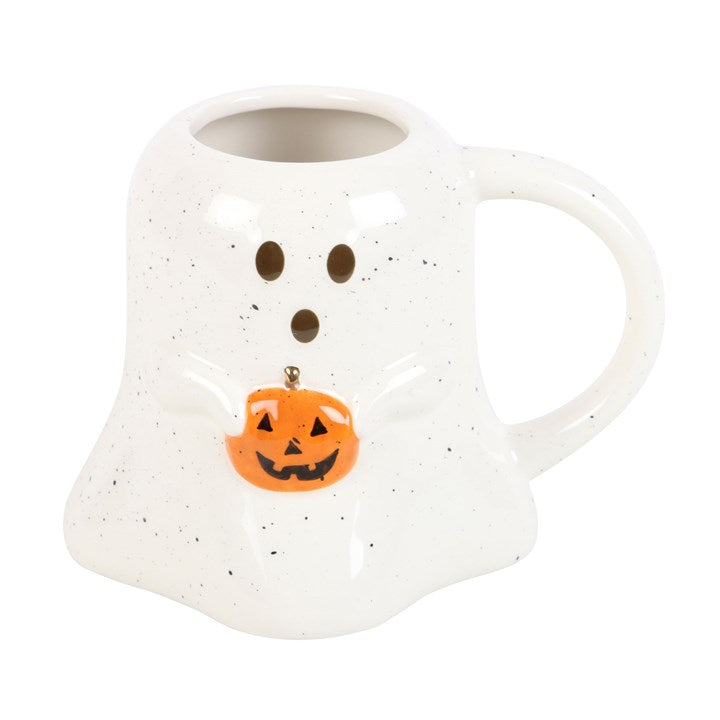 Grosse tasse / mug fantôme avec citrouille d'halloween