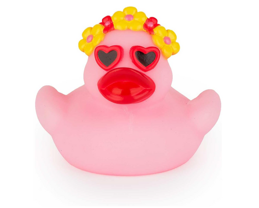 Petit canard fun lunette coeur - isabelle laurier