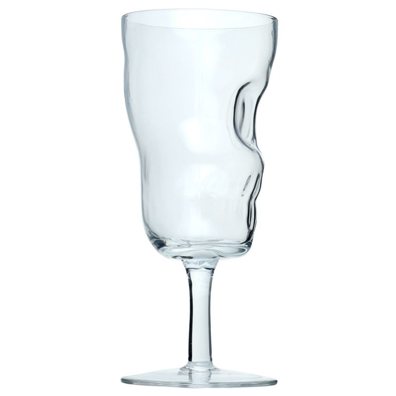 Lot de 2 Verres à Vin en Verre - Crâne