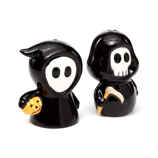 Ensemble Salière & Poivrière en céramique - Squelette Skull Boy