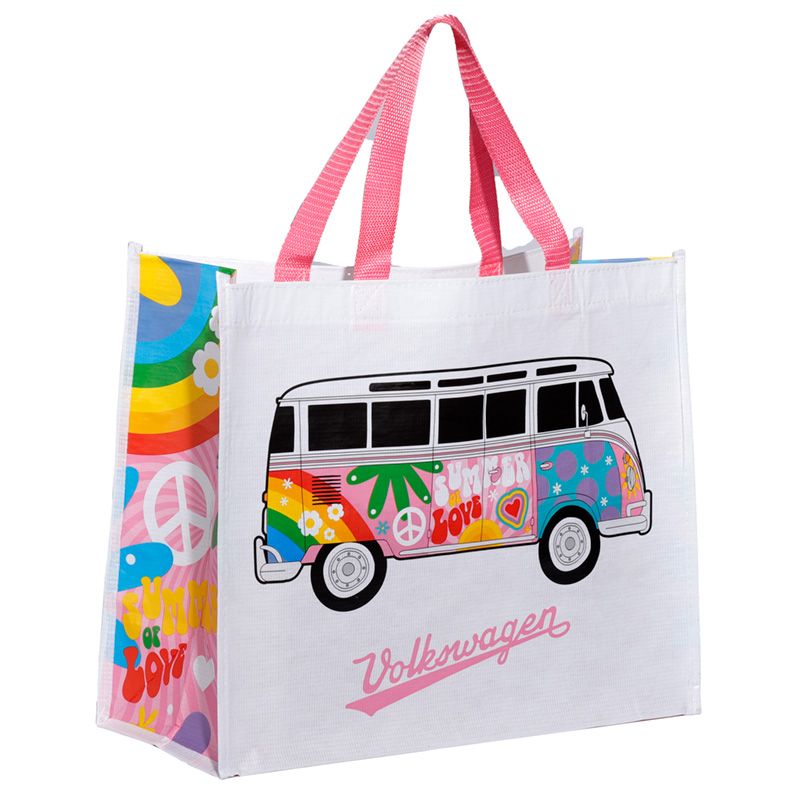 Sac de Courses en Plastique Recyclé rPET Volkswagen - Combi T1 Summer Love