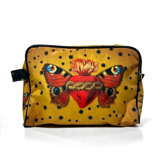 Trousse de toilette papillon sacré Voglio Bene ex voto