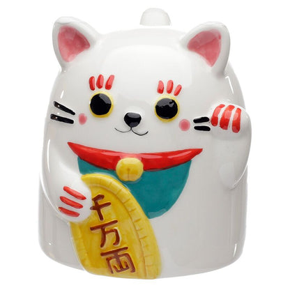 Mug Retournable Tête en Bas Maneki Neko - Chat Porte-bonheur - 500 ml