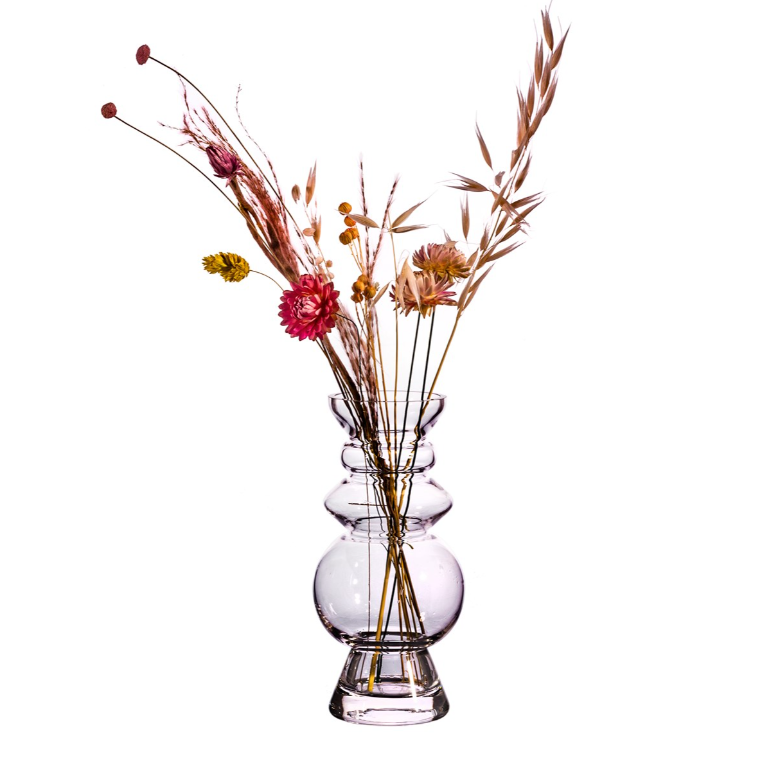 Vase en verre Selina transparent original