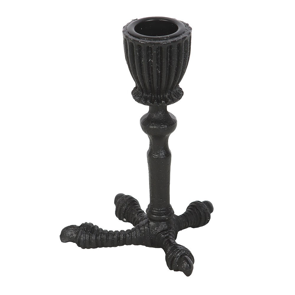 Bougeoir pate de corbeau gothic