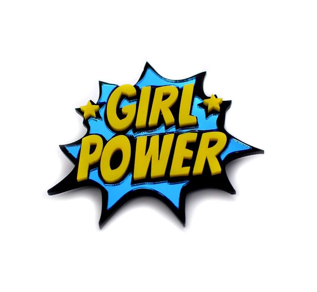 Broche Girl Power