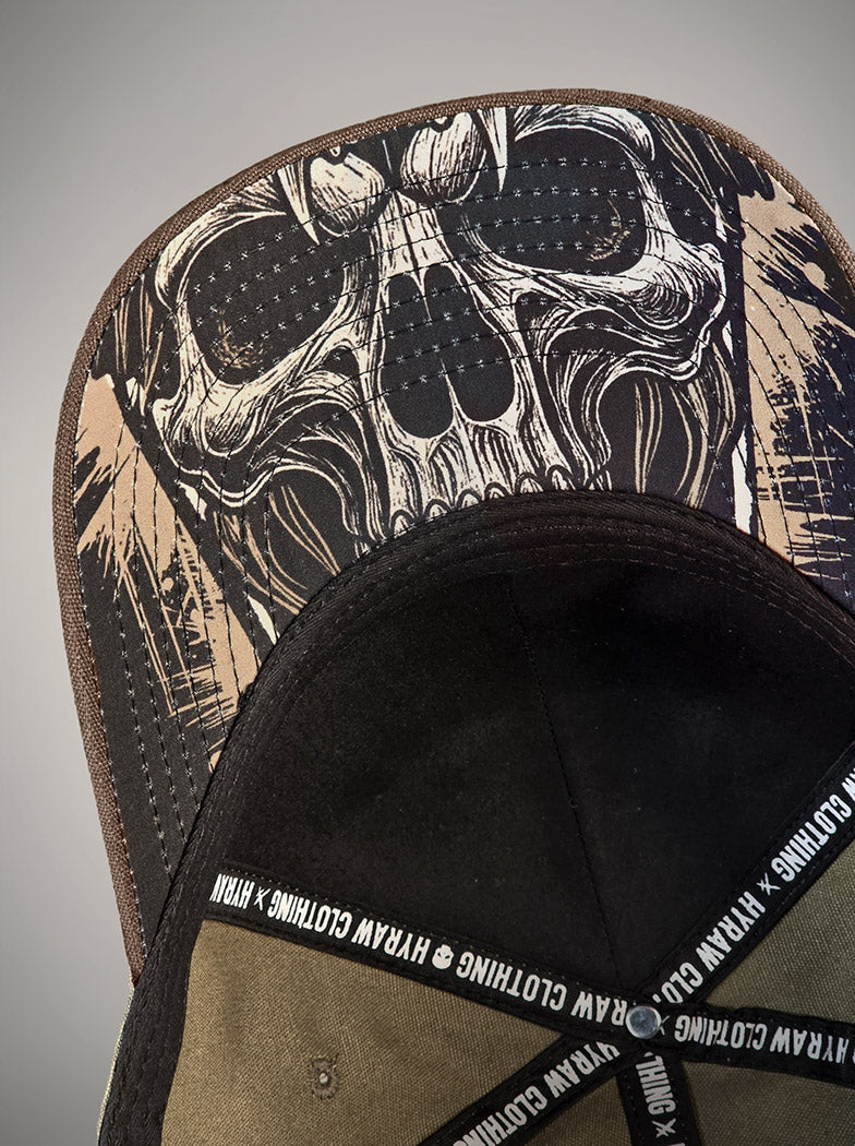 Casquette Wild hyraw skull tête de mort skate métal