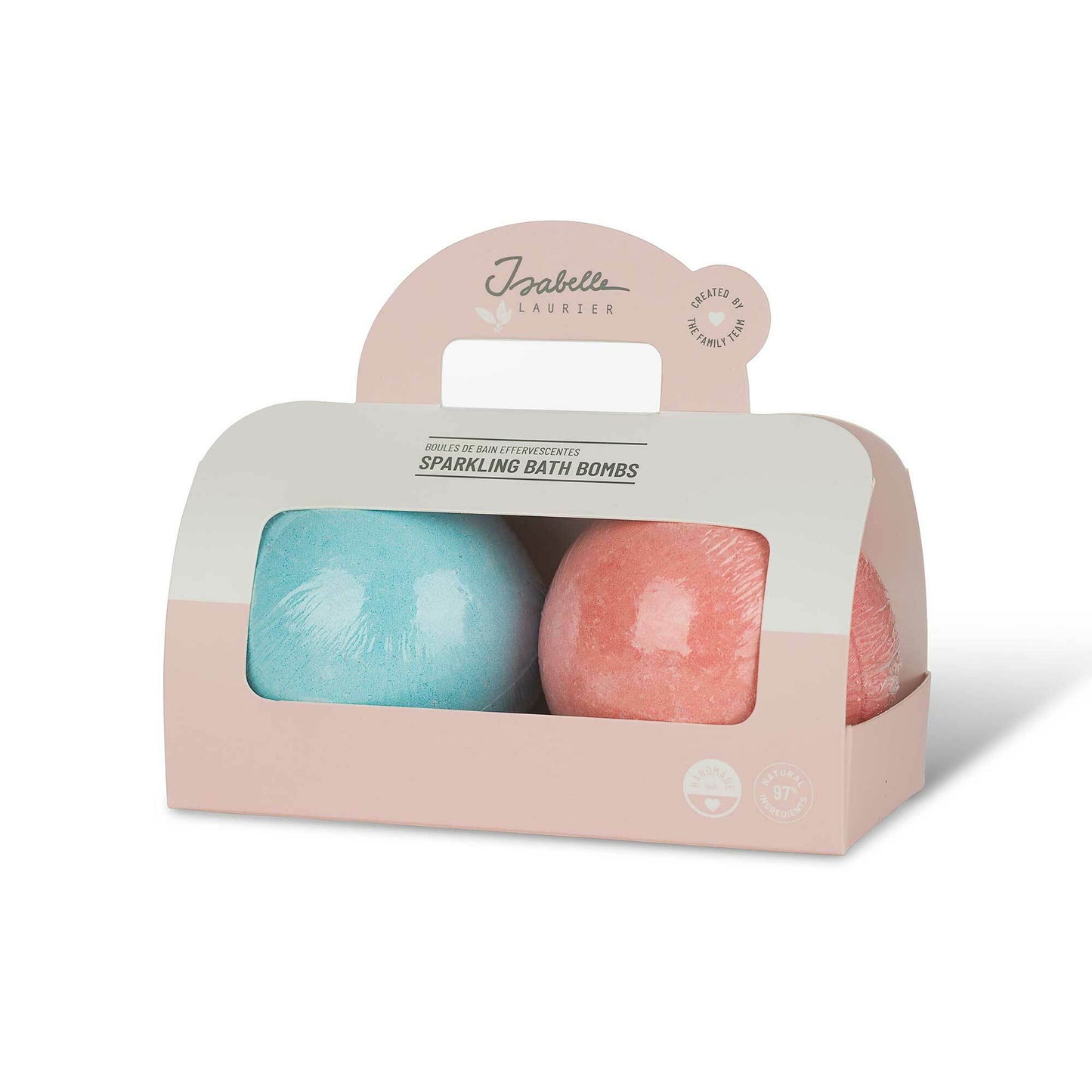 Coffret cadeau boules de bain naturelles a la fraise et océan - Isabelle Laurier