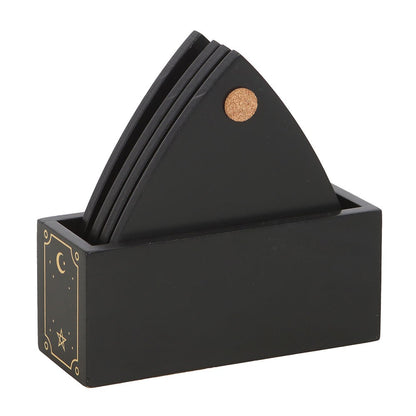 Lot de 4 sous verre ouija witchy