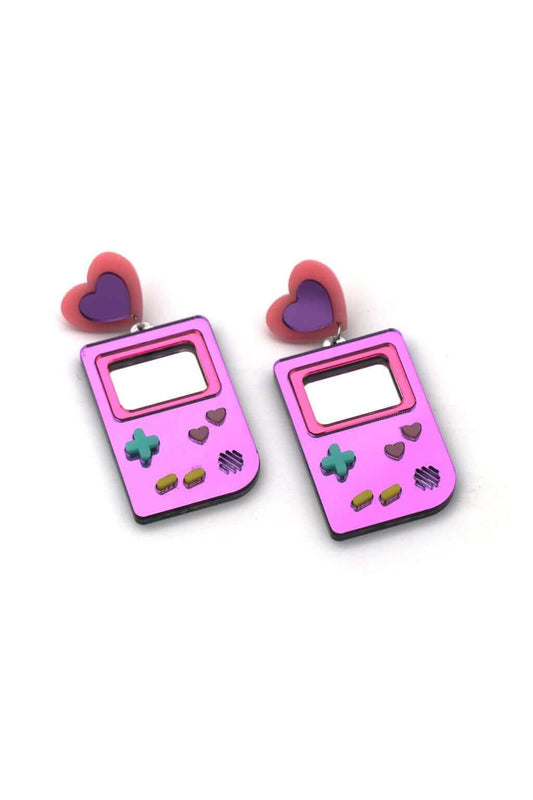Boucles d'oreilles Game Girl kawaii gameboy