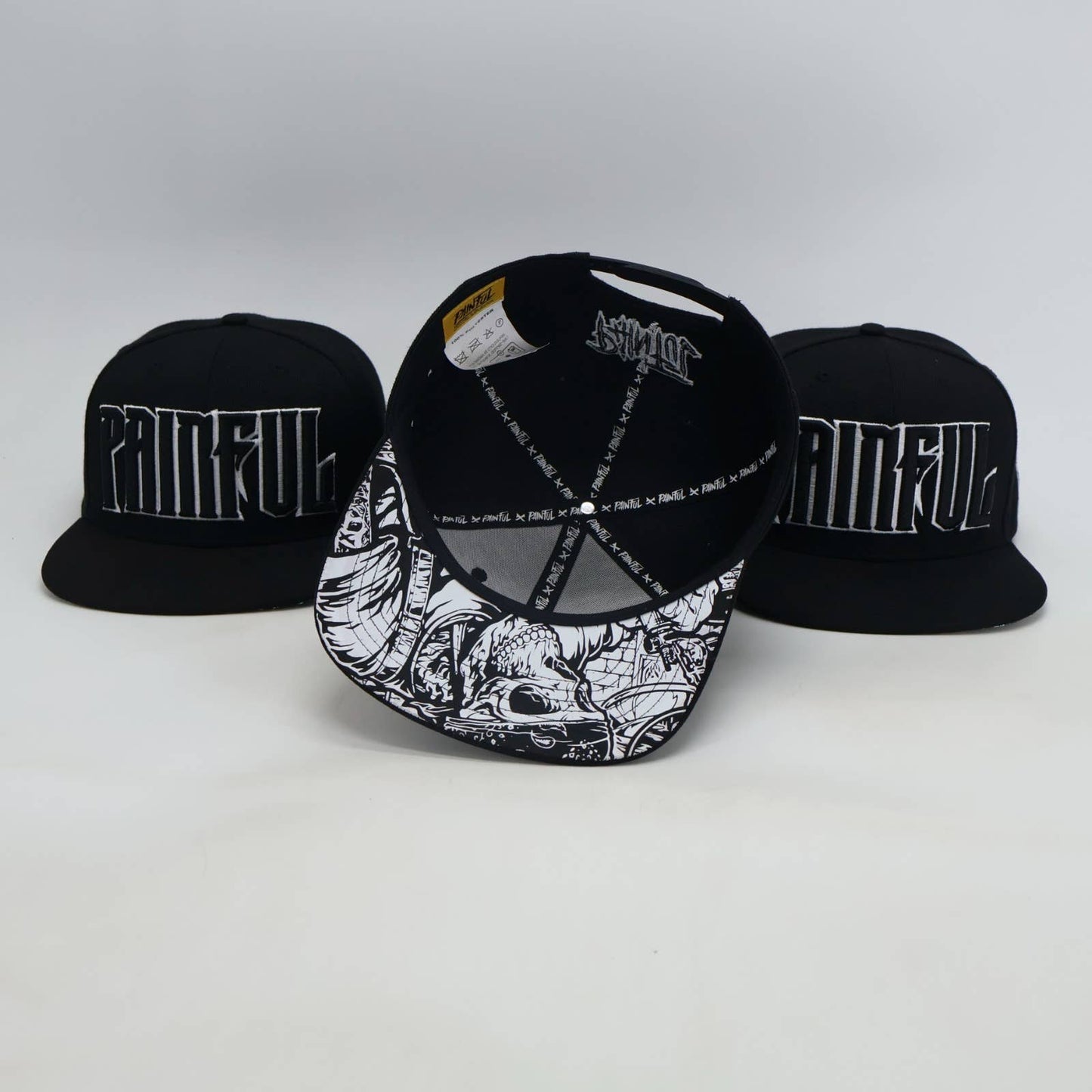 Casquette Snapback Painful STUDIO V2 squelette tatto