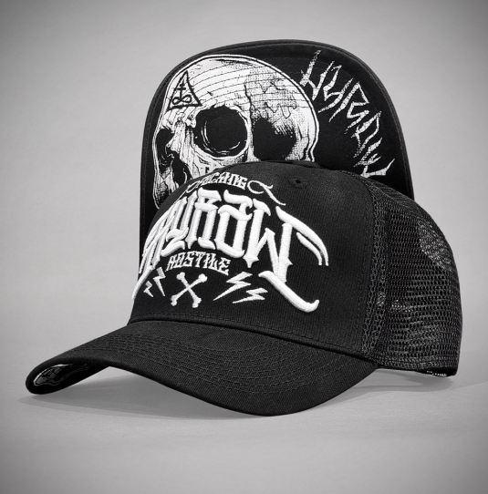 Casquette trucker ORIGIN WHITE tête de mort