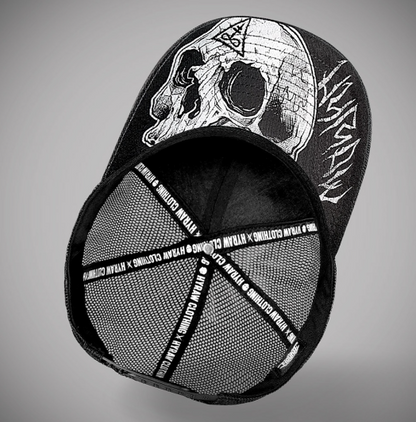 Casquette trucker ORIGIN WHITE tête de mort