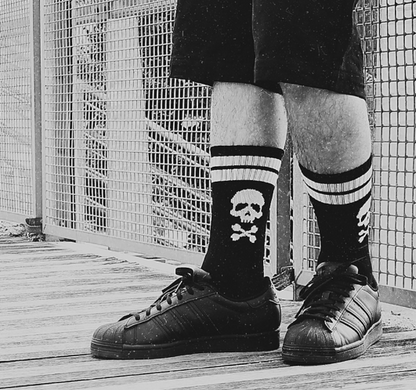 Chaussette Hyraw skull tête de mort