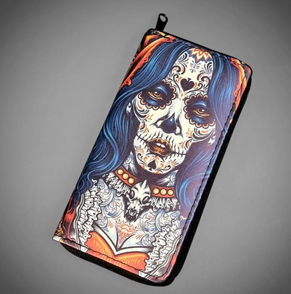 Portefeuille / pochette Catrina santa muerte hyraw