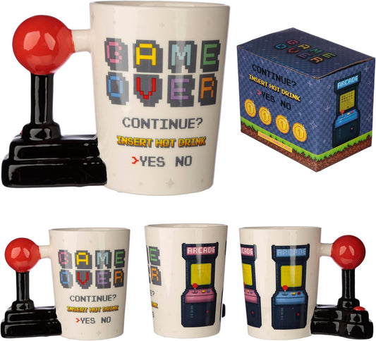 Mug / tasse à Anse Décorée Game Over - Jeu Vidéo Joystick & Arcade geek