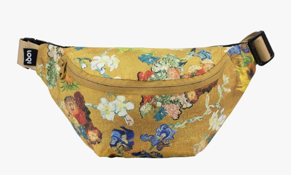 Sac banane recyclé Motif floral du 50e anniversaire Musée Van Gogh