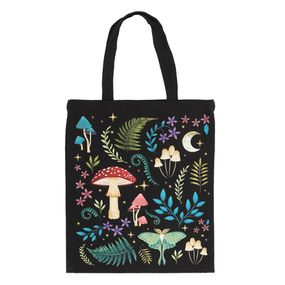 Sac / tote bas dark forest champignon papillon lune witchy