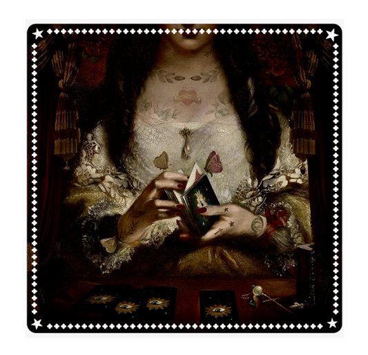 Tapis de tirage de carte Voglio Bene " Diseuse de bonne aventure "