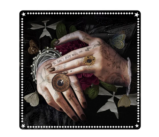 Tapis de tirage de carte Voglio Bene " protection "