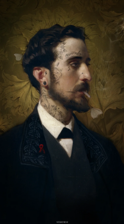 Grande tenture Edouardo 250 Voglio Bene velours